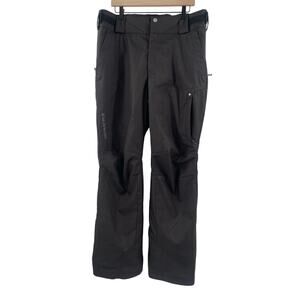 SALOMON Snow Pants XL Clima Pro 10K Black Snow Boarding Winter Sports Skiing
